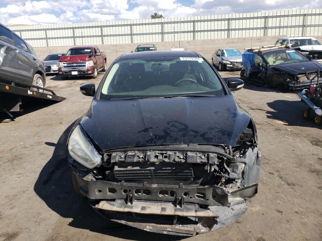 2017 Ford Focus VIN 1FADP3F22HL248810 Copart auction photo, front end damage thumbnail 5