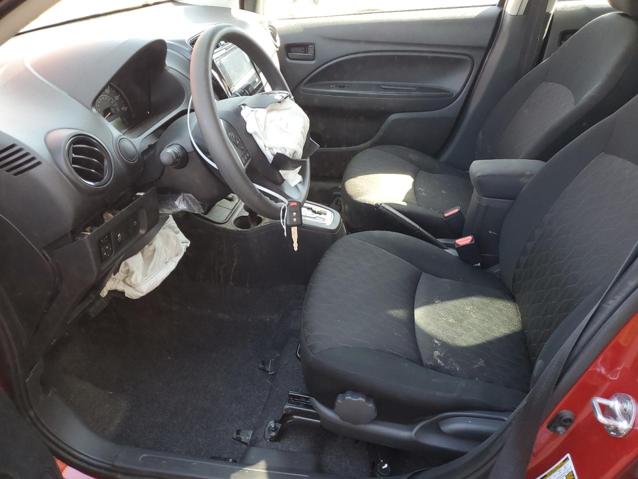 2024 Mitsubishi Mirage VIN ML32AUHJ7RH001786 Copart auction photo, front end / side damage thumbnail 7