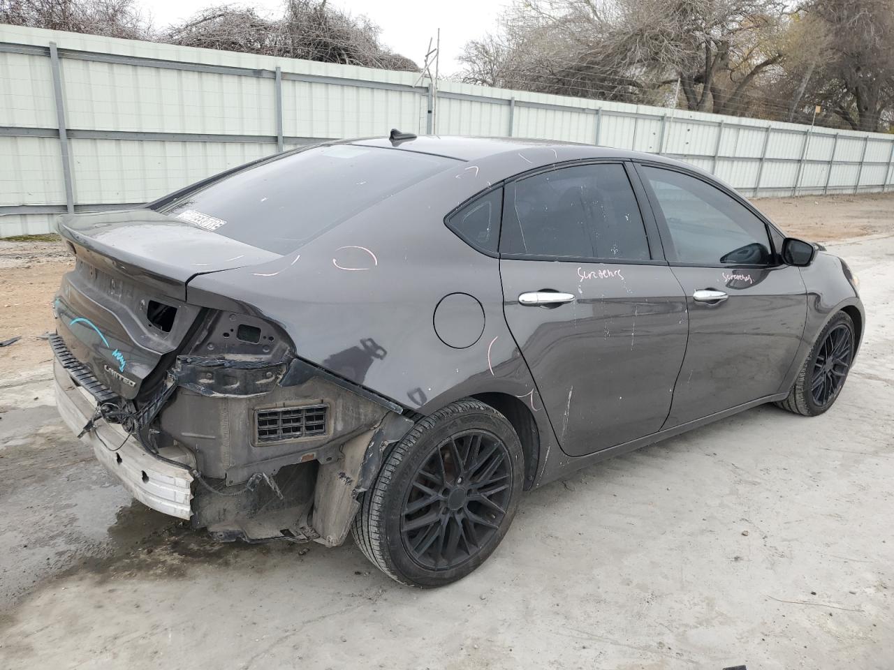 2015 Dodge Dart VIN 1C3CDFCB4FD277645 Copart auction photo, rear end / minor dent/scratches damage thumbnail 3