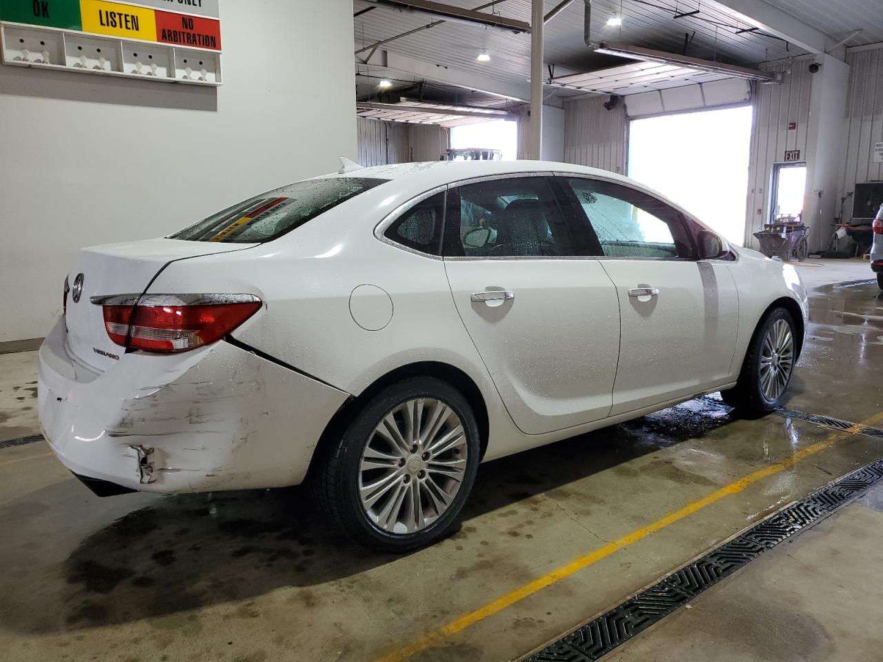 2013 Buick Verano VIN 1G4PP5SK4D4170572 Copart auction photo, rear end / side damage thumbnail 3