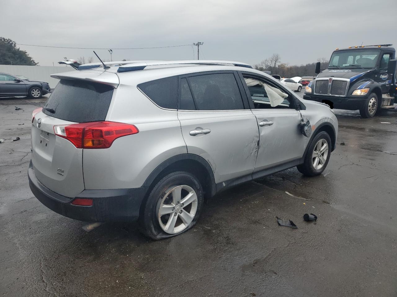 2013 Toyota RAV 4 VIN JTMRFREV8DD027654 Copart auction photo, side damage thumbnail 3