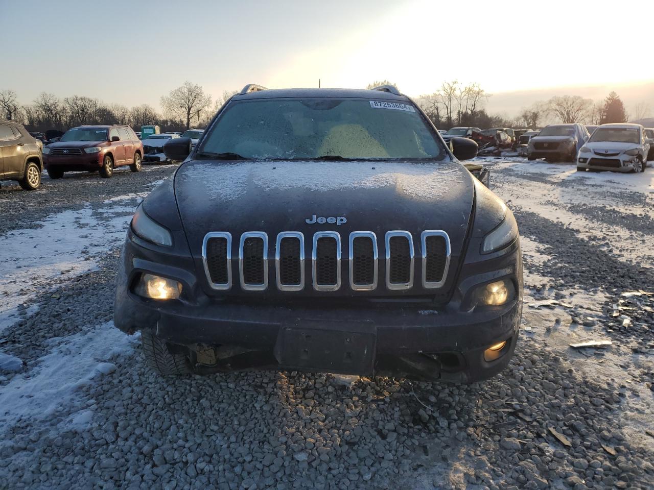 2014 Jeep Grand Cherokee VIN 1C4PJMCS8EW115868 Copart auction photo, front end damage thumbnail 5