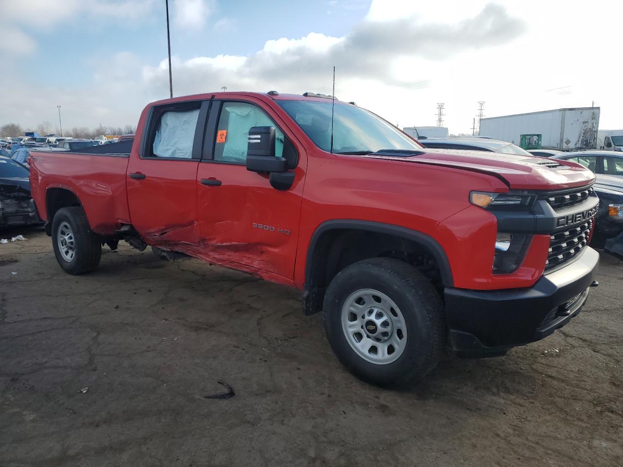 2020 Chevrolet Silverado VIN 1GC4YSE79LF345718 Copart auction photo, rollover damage thumbnail 4
