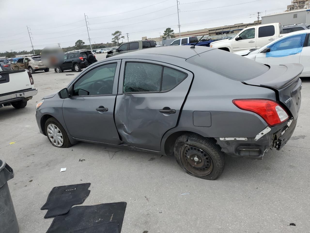 2018 Nissan Versa VIN 3N1CN7AP6JL809285 Copart auction photo, all over damage thumbnail 2