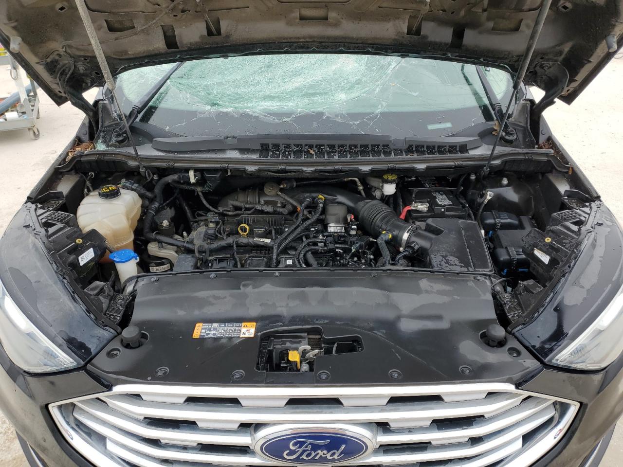 2019 Ford Edge VIN 2FMPK3J91KBC24768 Copart auction photo, vandalism / minor dent/scratches damage thumbnail 12