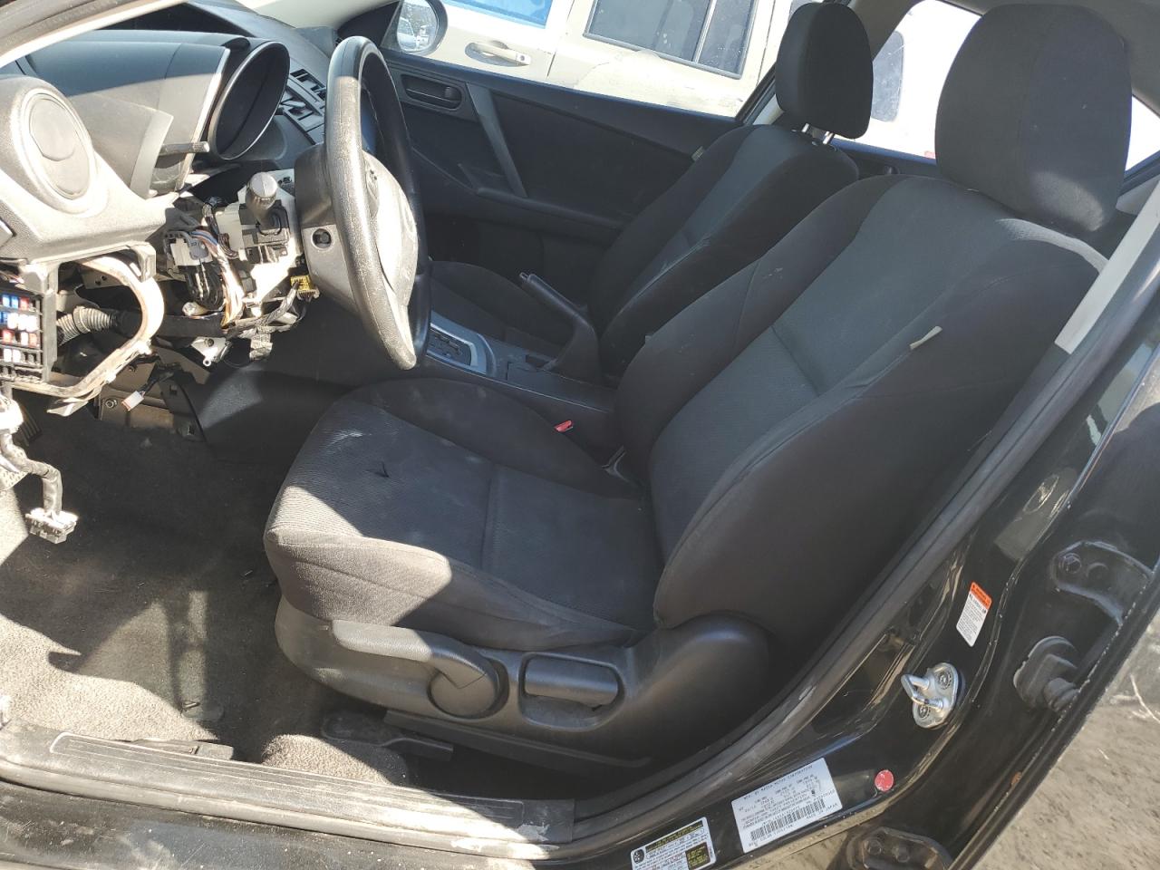 2010 Mazda 3 VIN JM1BL1SGXA1320972 Copart auction photo, front end / side damage thumbnail 7