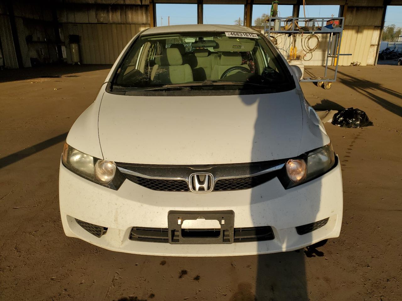 2010 Honda Civic VIN 2HGFA1F58AH577437 Copart auction photo, all over damage thumbnail 5