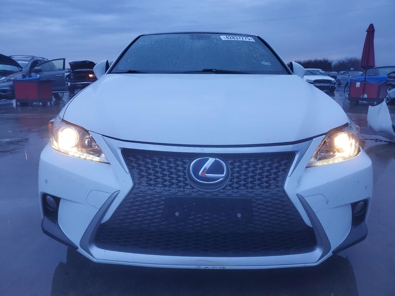 2015 Lexus CT VIN JTHKD5BHXF2228824 Copart auction photo, side damage thumbnail 5