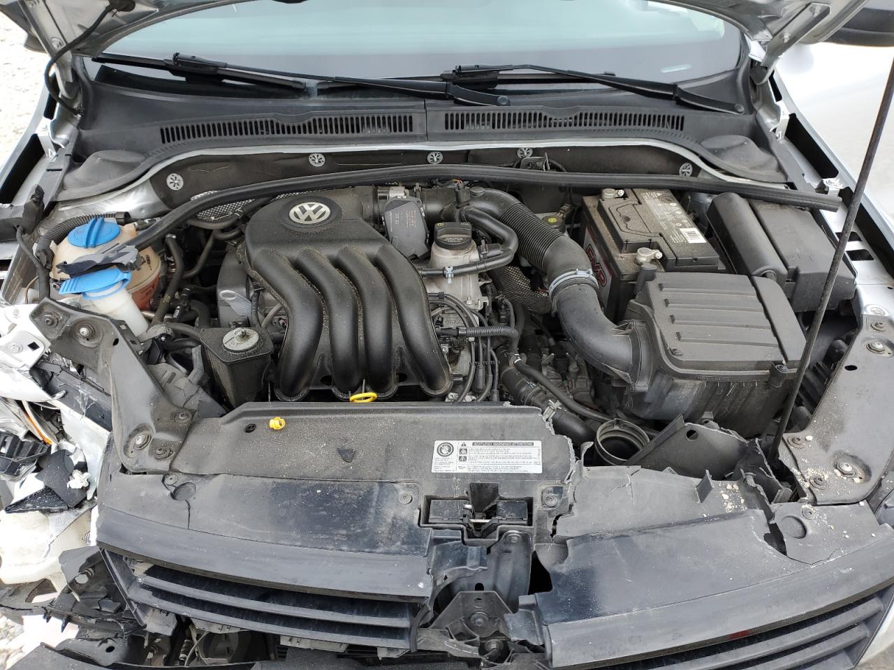 2014 Volkswagen Jetta VIN 3VW2K7AJ1EM219537 Copart auction photo, front end / side damage thumbnail 11