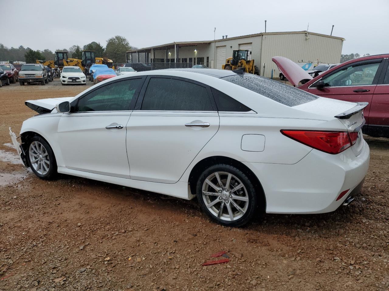 2014 Hyundai Sonata VIN 5NPEC4AB5EH845098 Copart auction photo, front end damage thumbnail 2