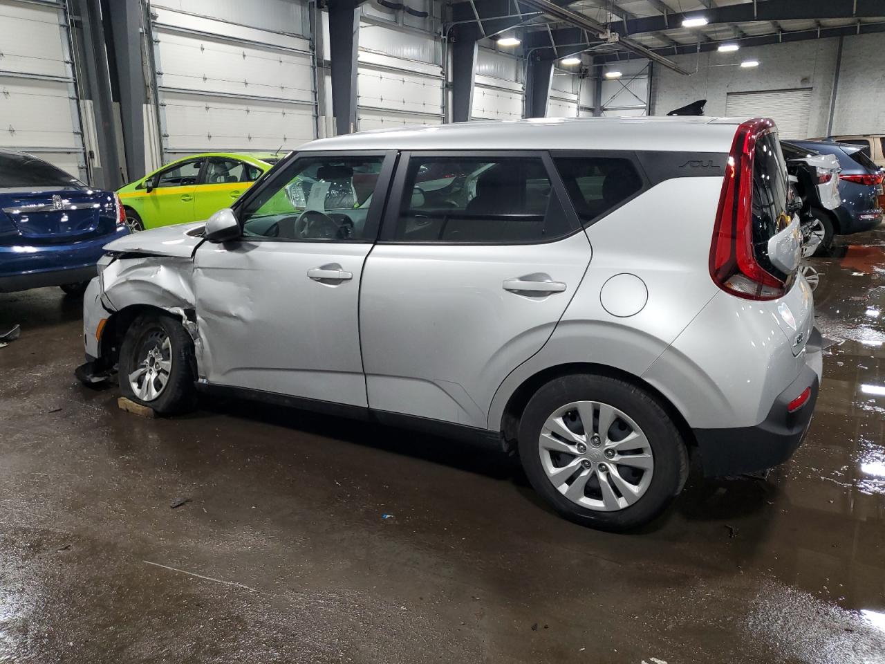 2021 KIA Soul VIN KNDJ23AU4M7769535 Copart auction photo, front end / side damage thumbnail 2