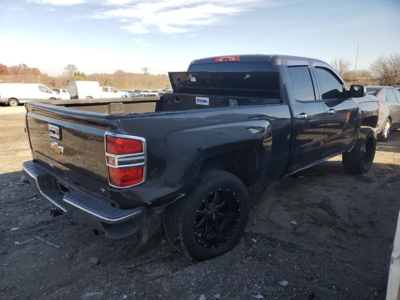 2014 Chevrolet Silverado VIN 1GCRCREH3EZ393433 Copart auction photo, all over damage thumbnail 3