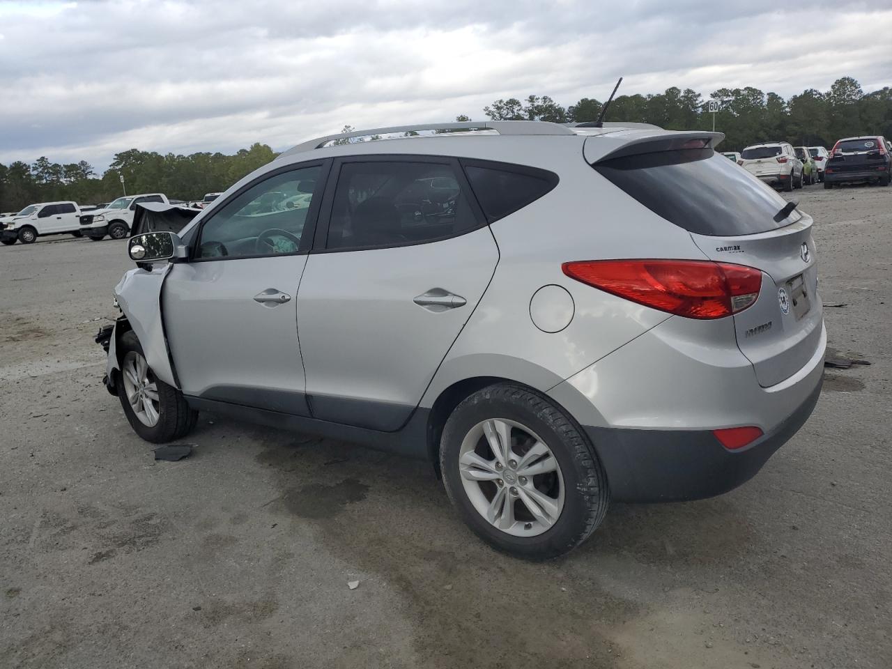 2013 Hyundai Tucson VIN KM8JU3AC6DU598253 Copart auction photo, front end damage thumbnail 2
