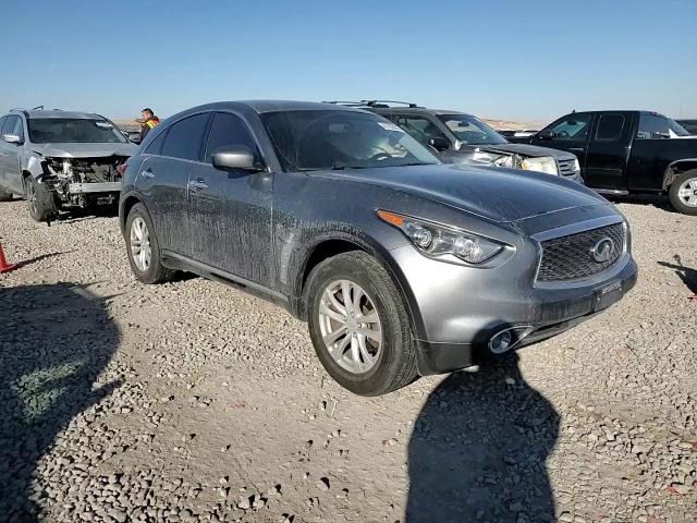 2017 Infiniti QX70 VIN JN8CS1MW6HM414503 Copart auction photo, side damage thumbnail 11