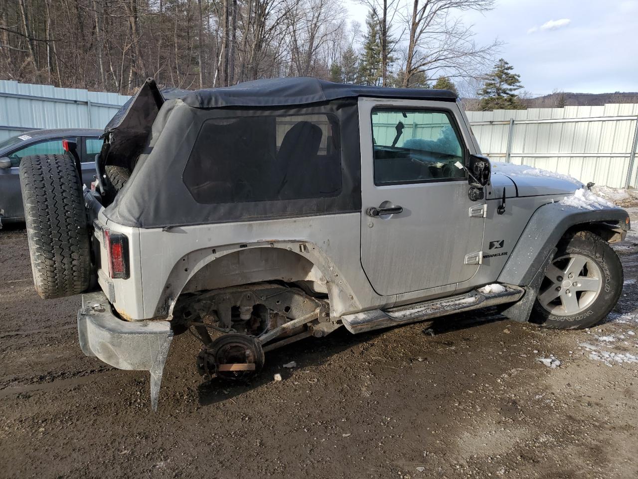 2009 Jeep Wrangler VIN 1J4FA24159L707865 Copart auction photo, rear end / minor dent/scratches damage thumbnail 3