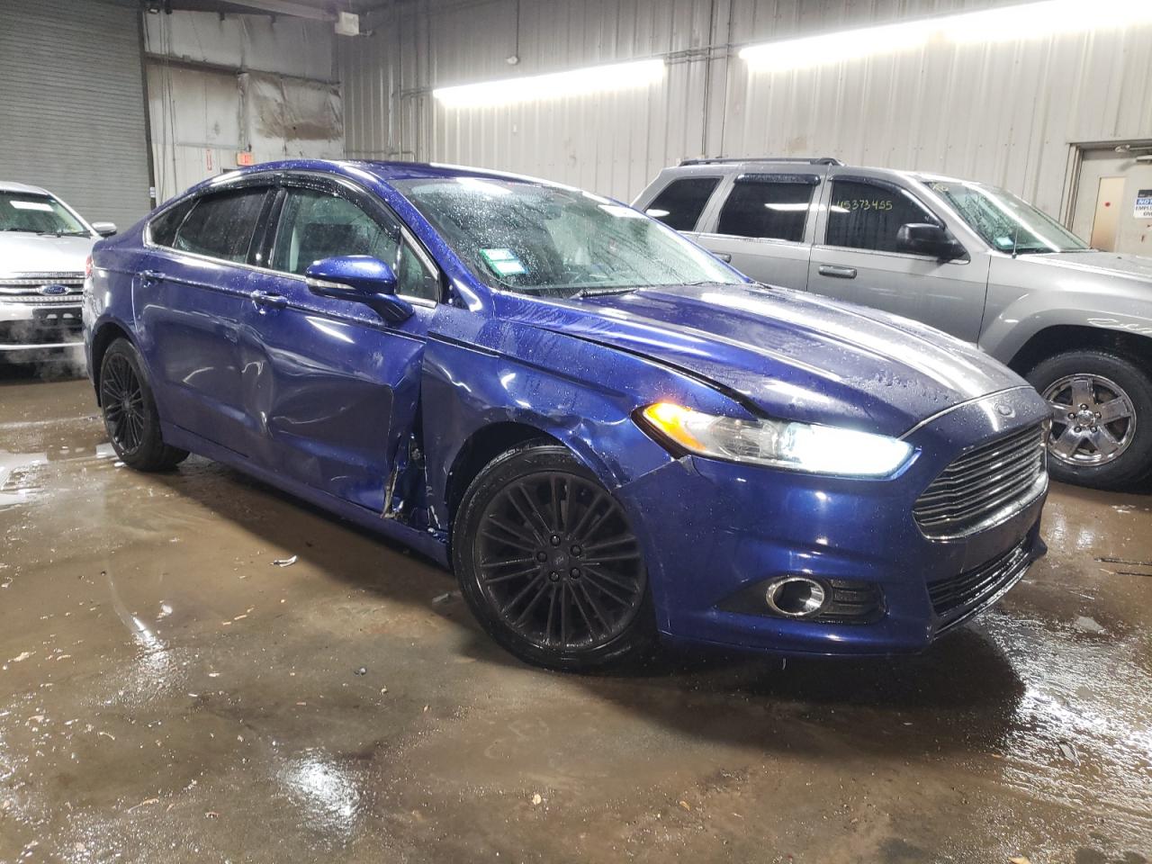 2013 Ford Fusion VIN 3FA6P0H97DR326544 Copart auction photo, side / front end damage thumbnail 4