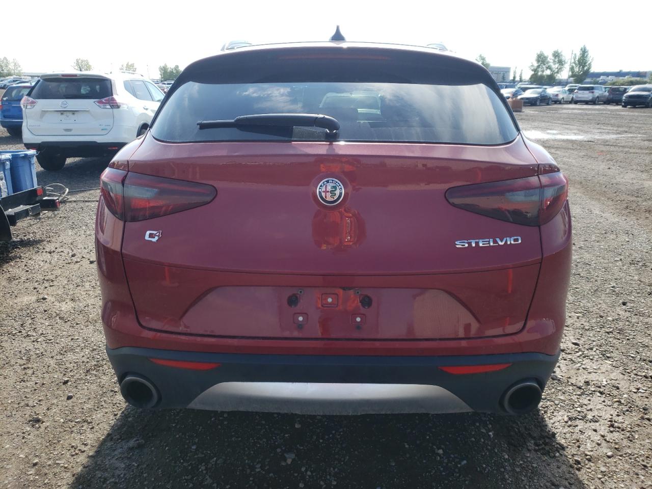 2018 Alfa Romeo Stelvio VIN ZASFAKNN3J7B98788 Copart auction photo, hail / minor dent/scratches damage thumbnail 6