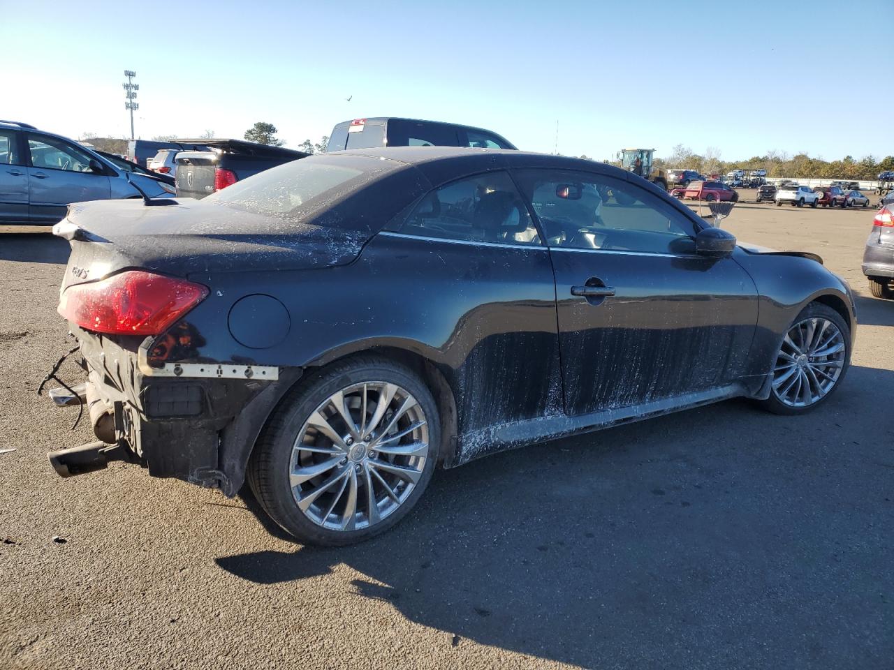2012 Infiniti G VIN JN1CV6FE3CM201864 Copart auction photo, all over damage thumbnail 3