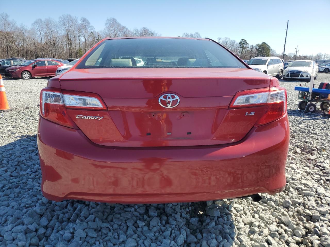2013 Toyota Camry VIN 4T1BF1FK5DU703206 Copart auction photo, vandalism damage thumbnail 6