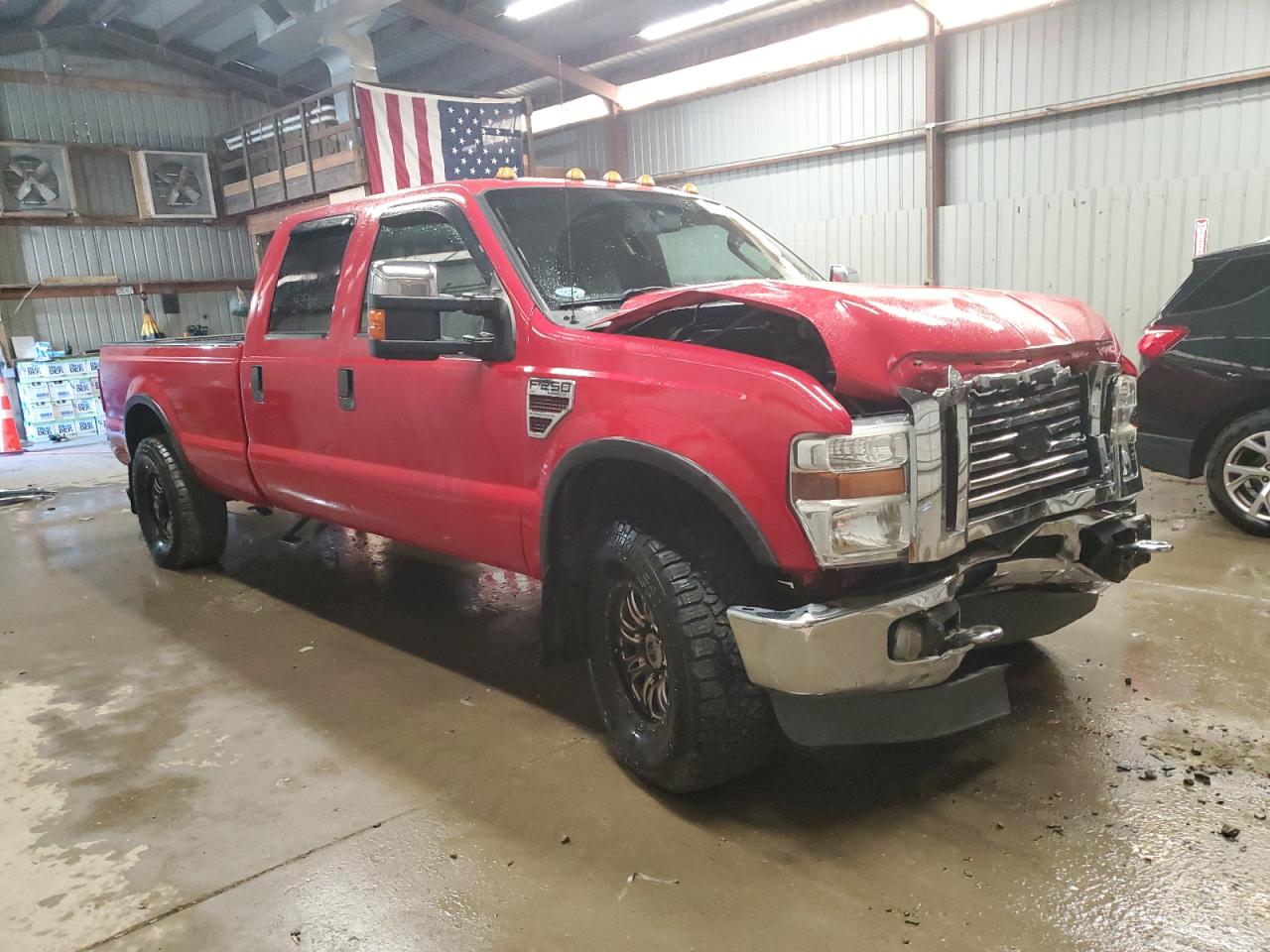 2009 Ford F250 VIN 1FTSW21R79EB30678 Copart auction photo, front end / undercarriage damage thumbnail 4
