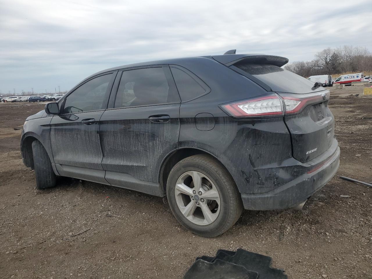 2018 Ford Edge VIN 2FMPK4G98JBB85124 Copart auction photo, side damage thumbnail 2