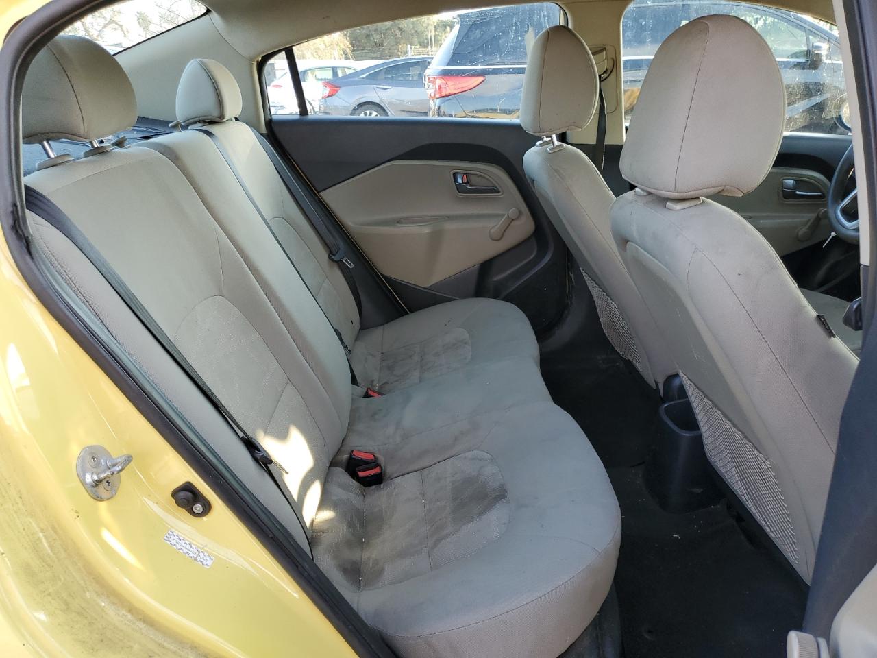 2016 KIA Rio VIN KNADM4A33G6620349 Copart auction photo, side / front end damage thumbnail 10