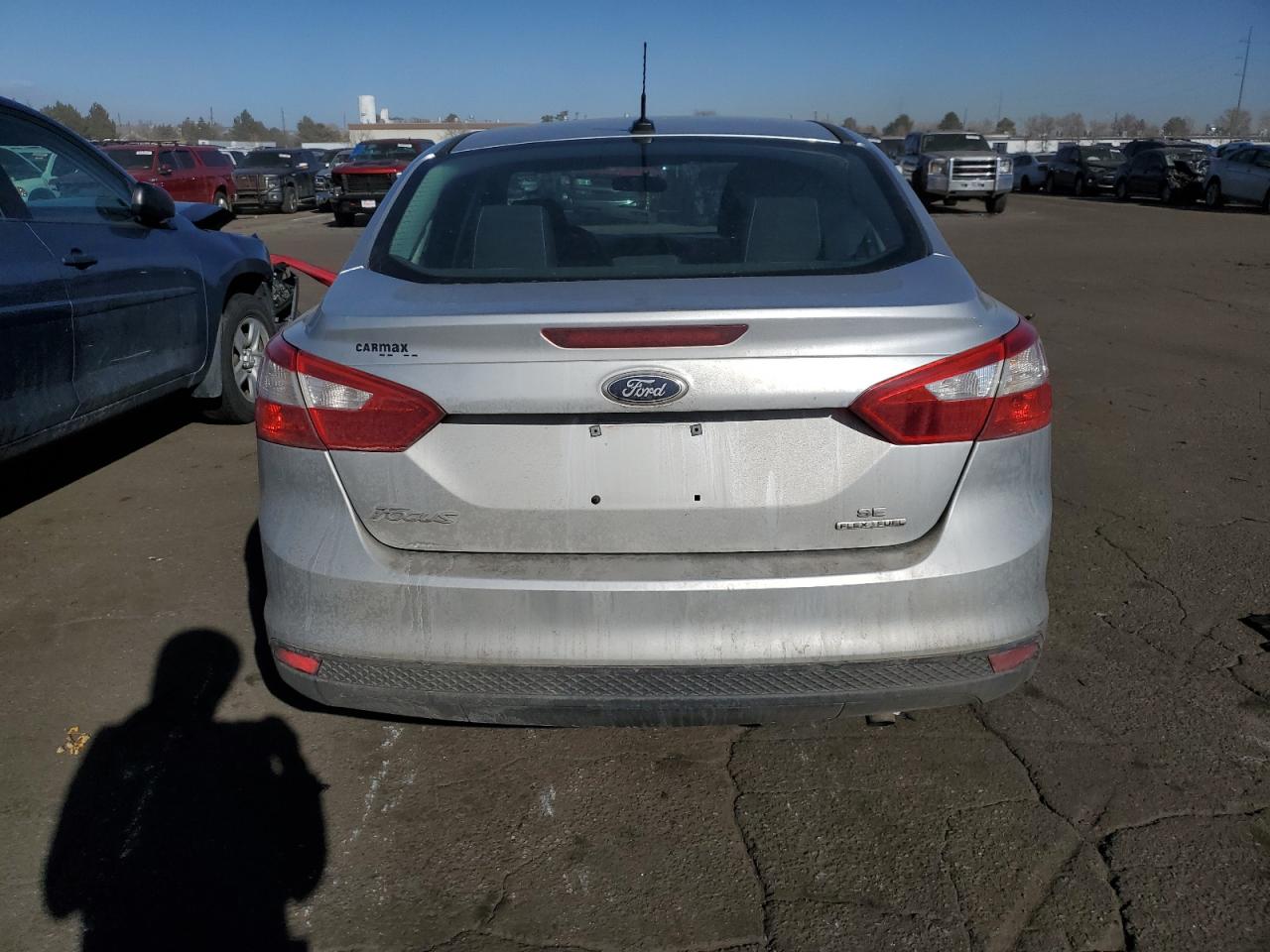 2014 Ford Focus VIN 1FADP3F25EL406729 Copart auction photo, side damage thumbnail 6