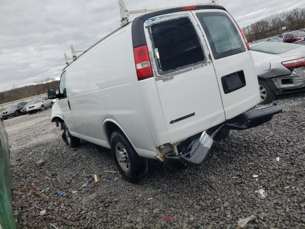 2017 Chevrolet Express VIN 1GCWGAFFXH1164076 Copart auction photo, all over damage thumbnail 2