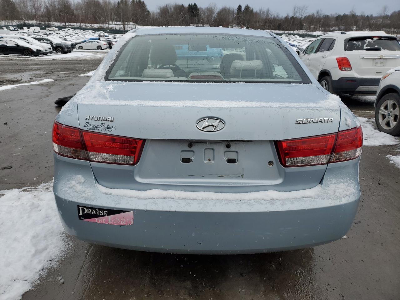 2007 Hyundai Sonata VIN 5NPET46C87H203771 Copart auction photo, front end damage thumbnail 6