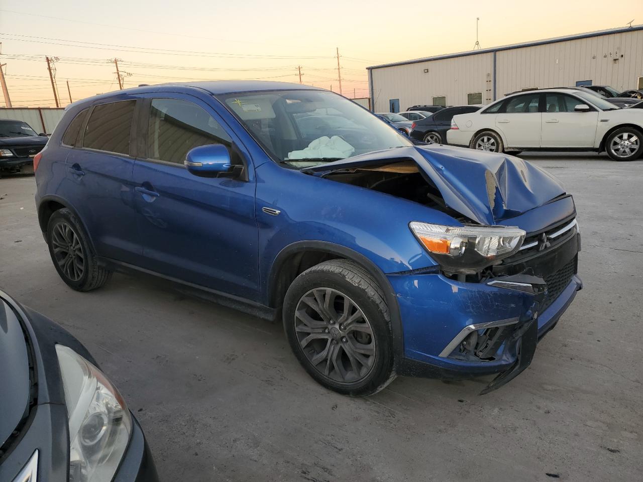 2019 Mitsubishi Outlander VIN JA4AP3AU0KU006180 Copart auction photo, front end / undercarriage damage thumbnail 4