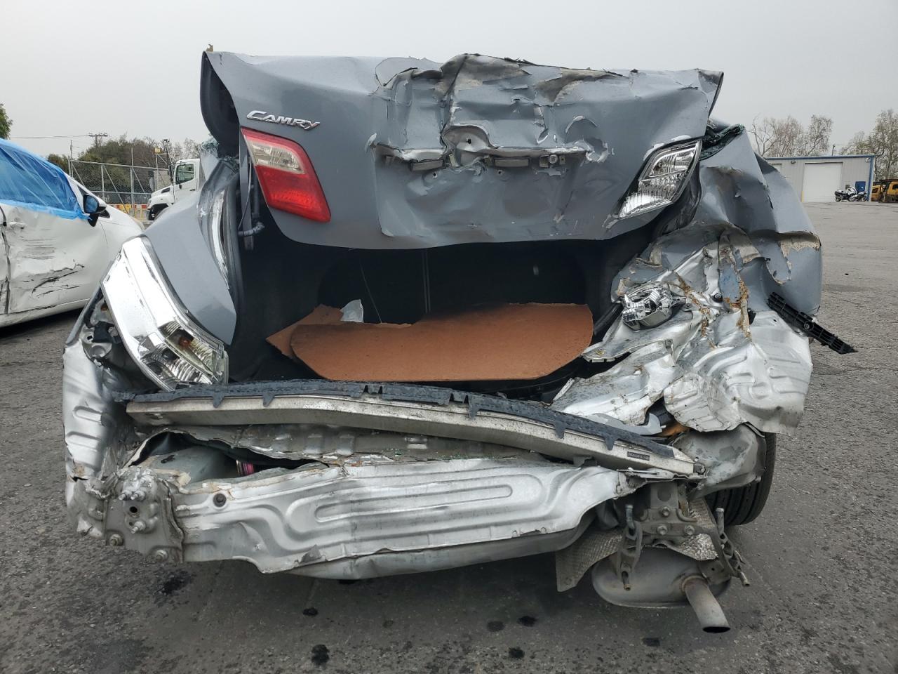 2007 Toyota Camry VIN 4T1BE46K57U690482 Copart auction photo, rear end damage thumbnail 6