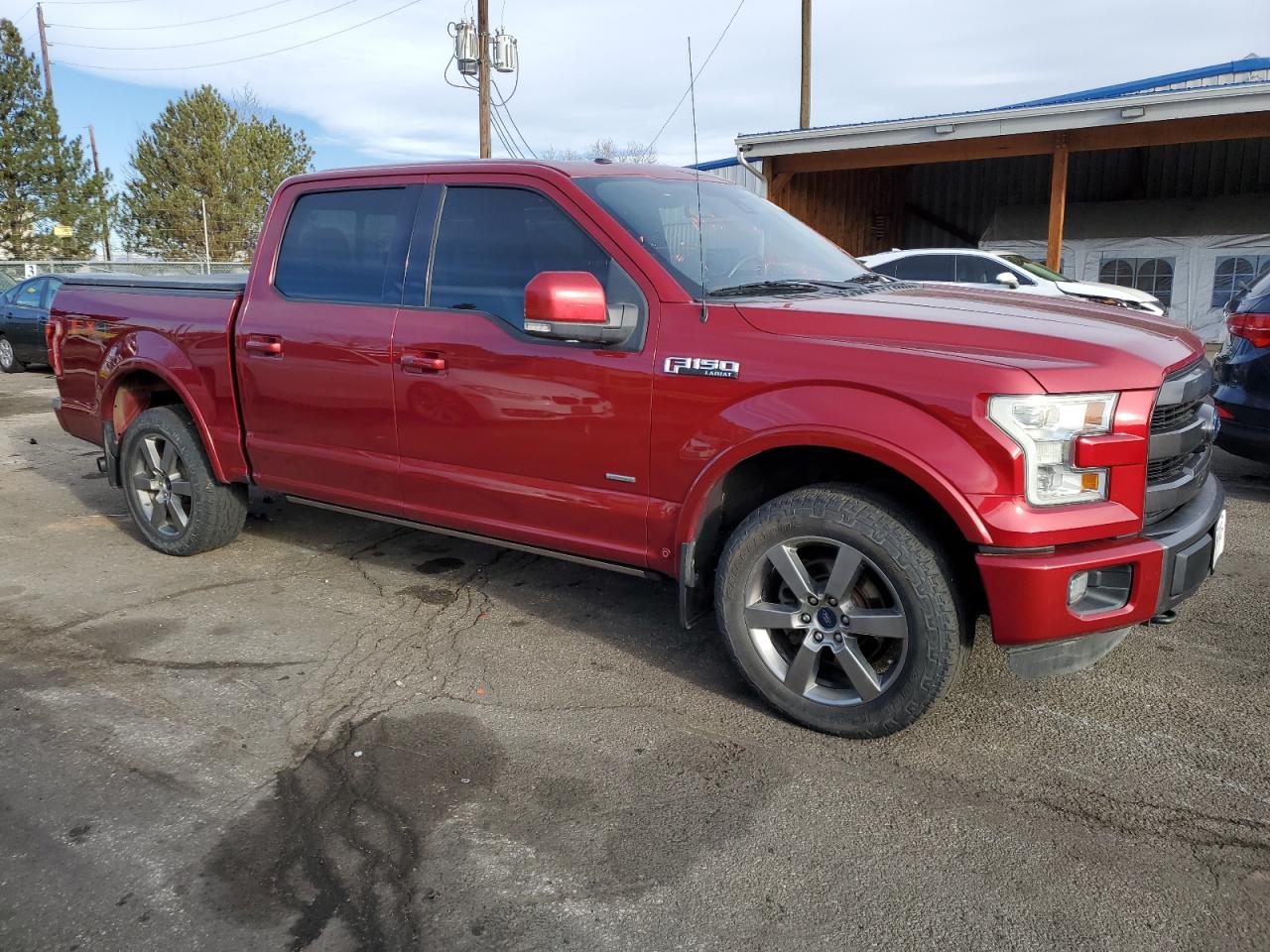 2015 Ford F-150 VIN 1FTEW1EG1FFC37800 Copart auction photo, side damage thumbnail 4