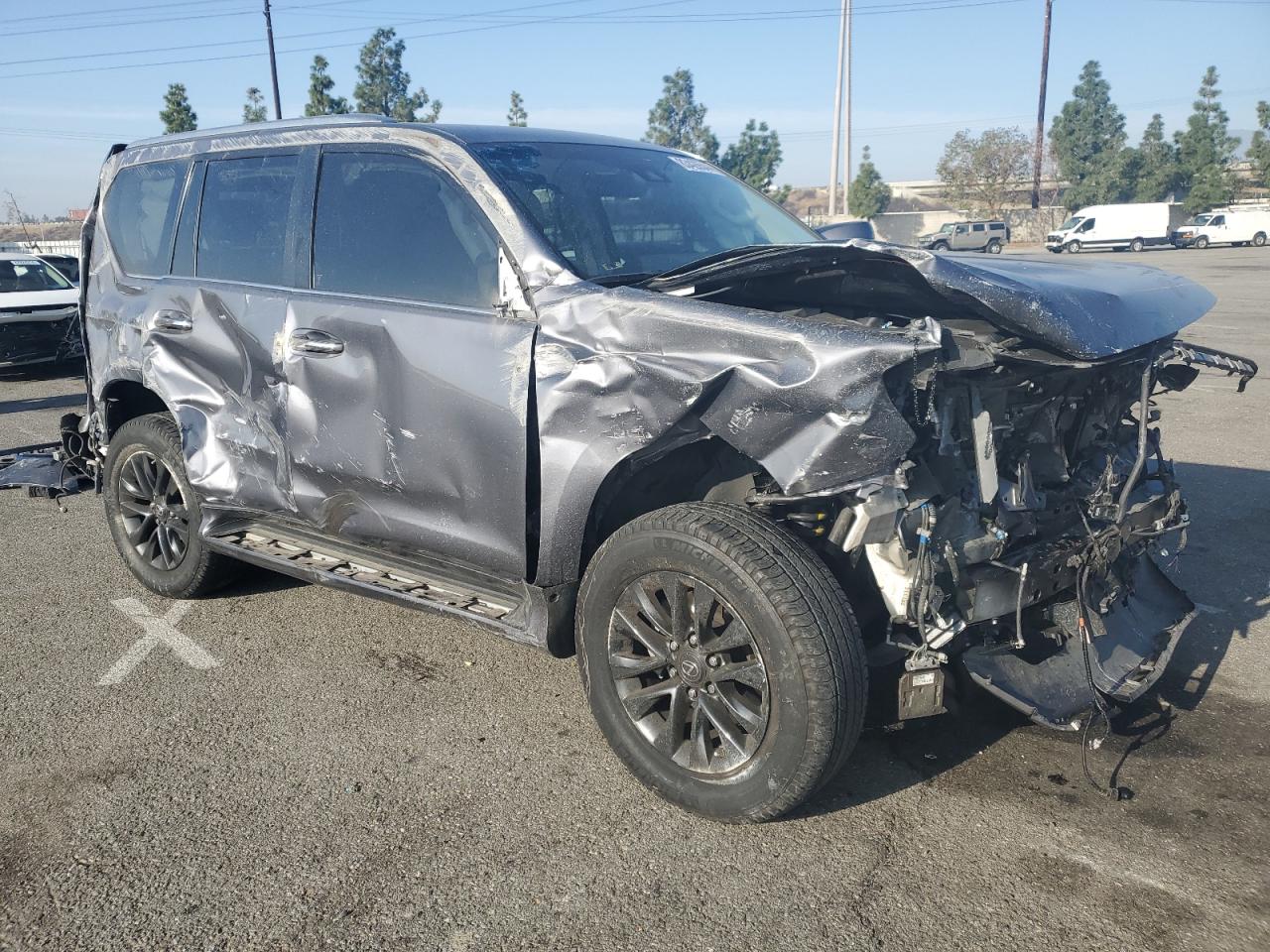 2021 Lexus GX VIN JTJAM7BX4M5301744 Copart auction photo, all over damage thumbnail 4