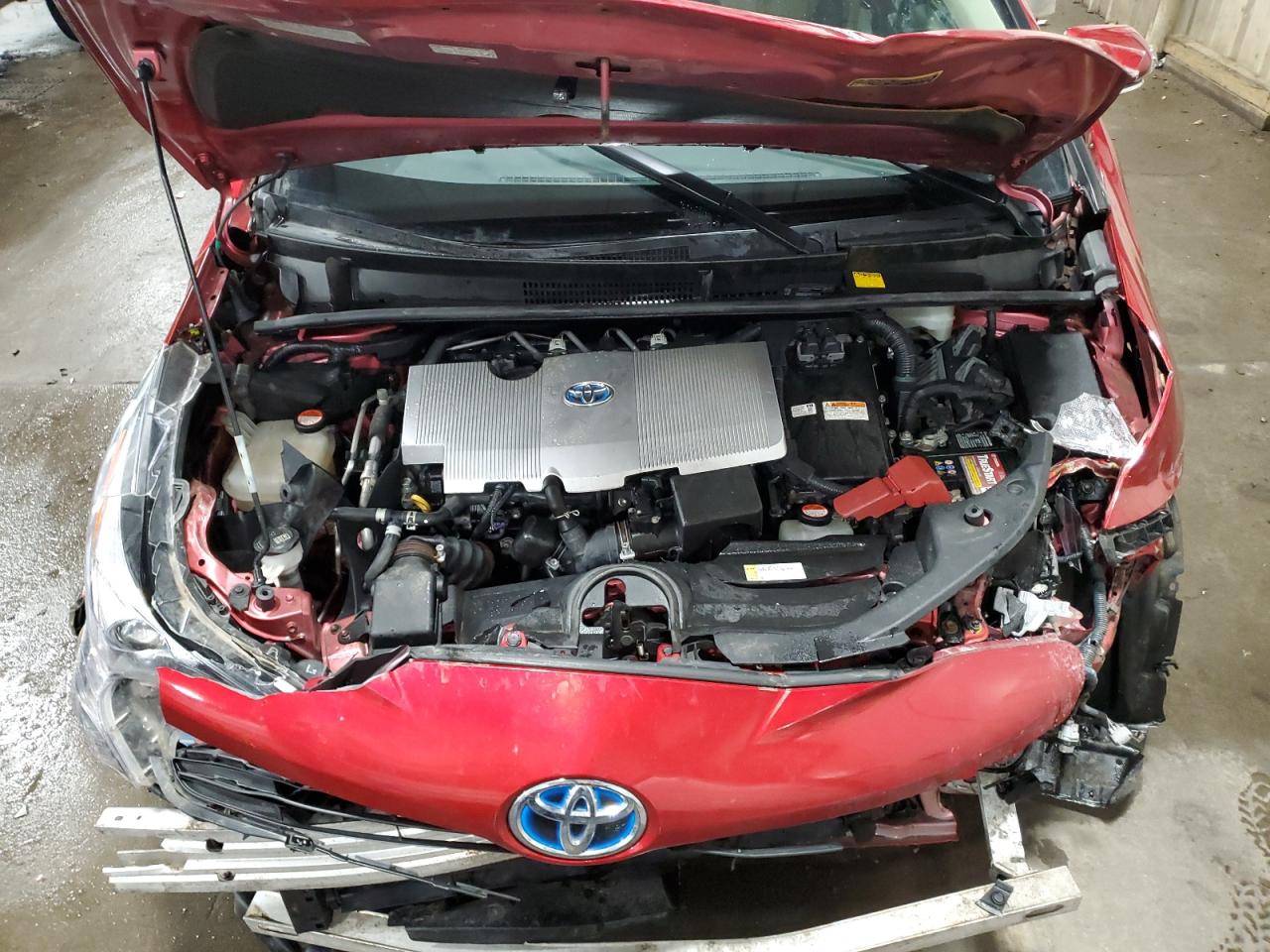 2016 Toyota Prius VIN JTDKARFU9G3504124 Copart auction photo, front end damage thumbnail 12
