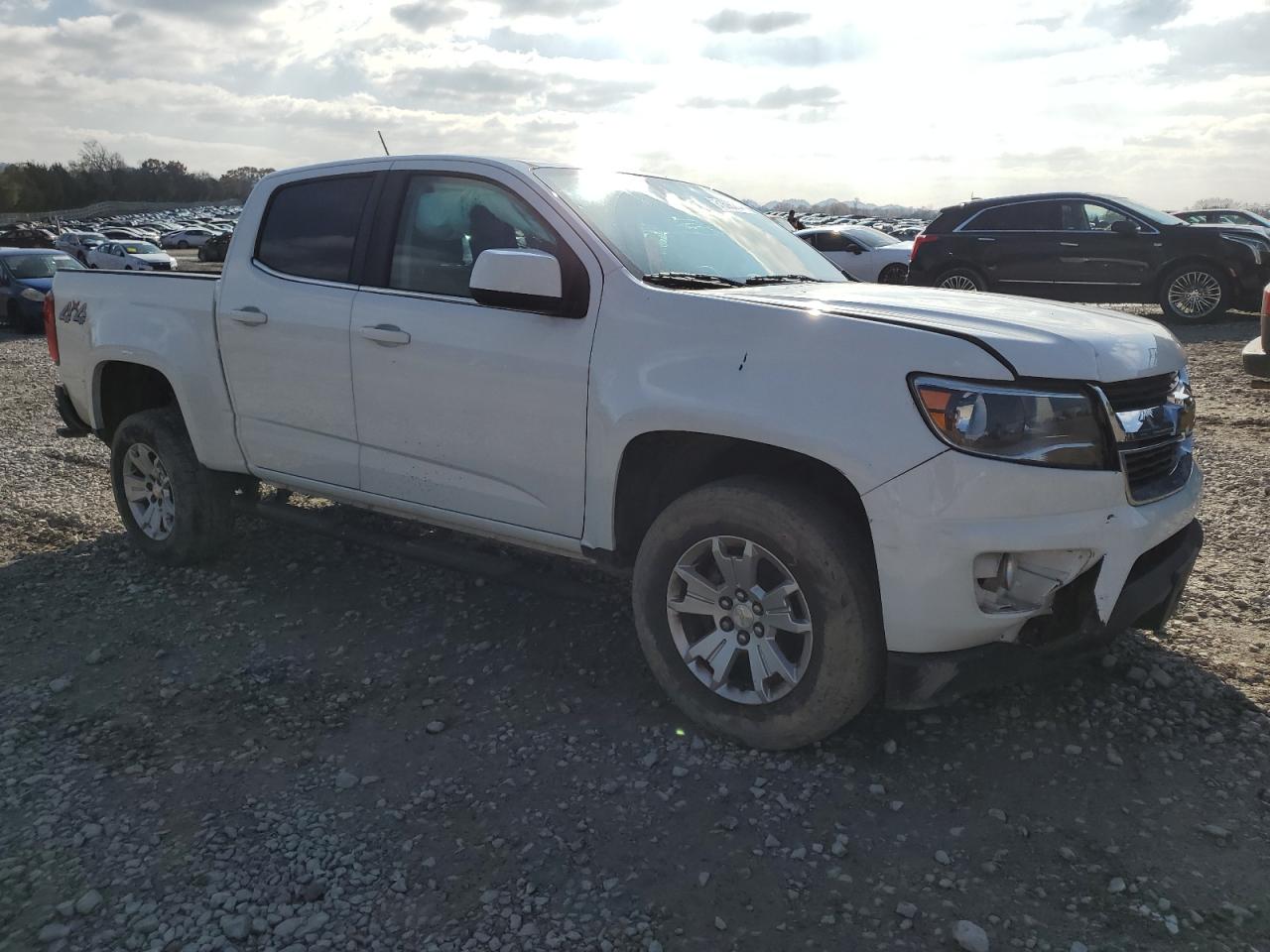 2018 Chevrolet Colorado VIN 1GCGTCEN1J1236583 Copart auction photo, front end / undercarriage damage thumbnail 4