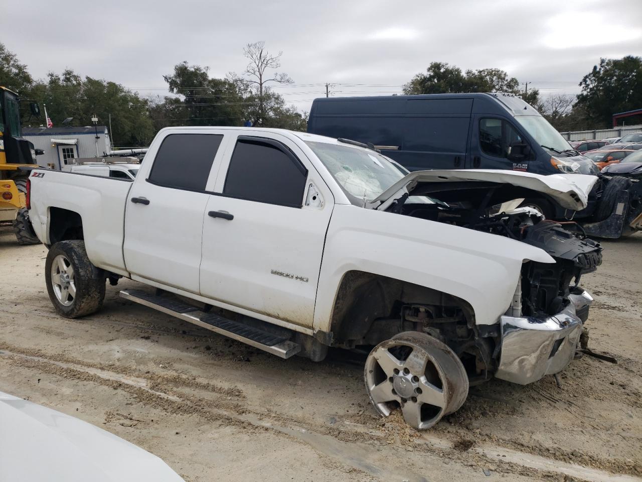 2015 Chevrolet Silverado VIN 1GC1KVE88FF153175 Copart auction photo, all over damage thumbnail 4