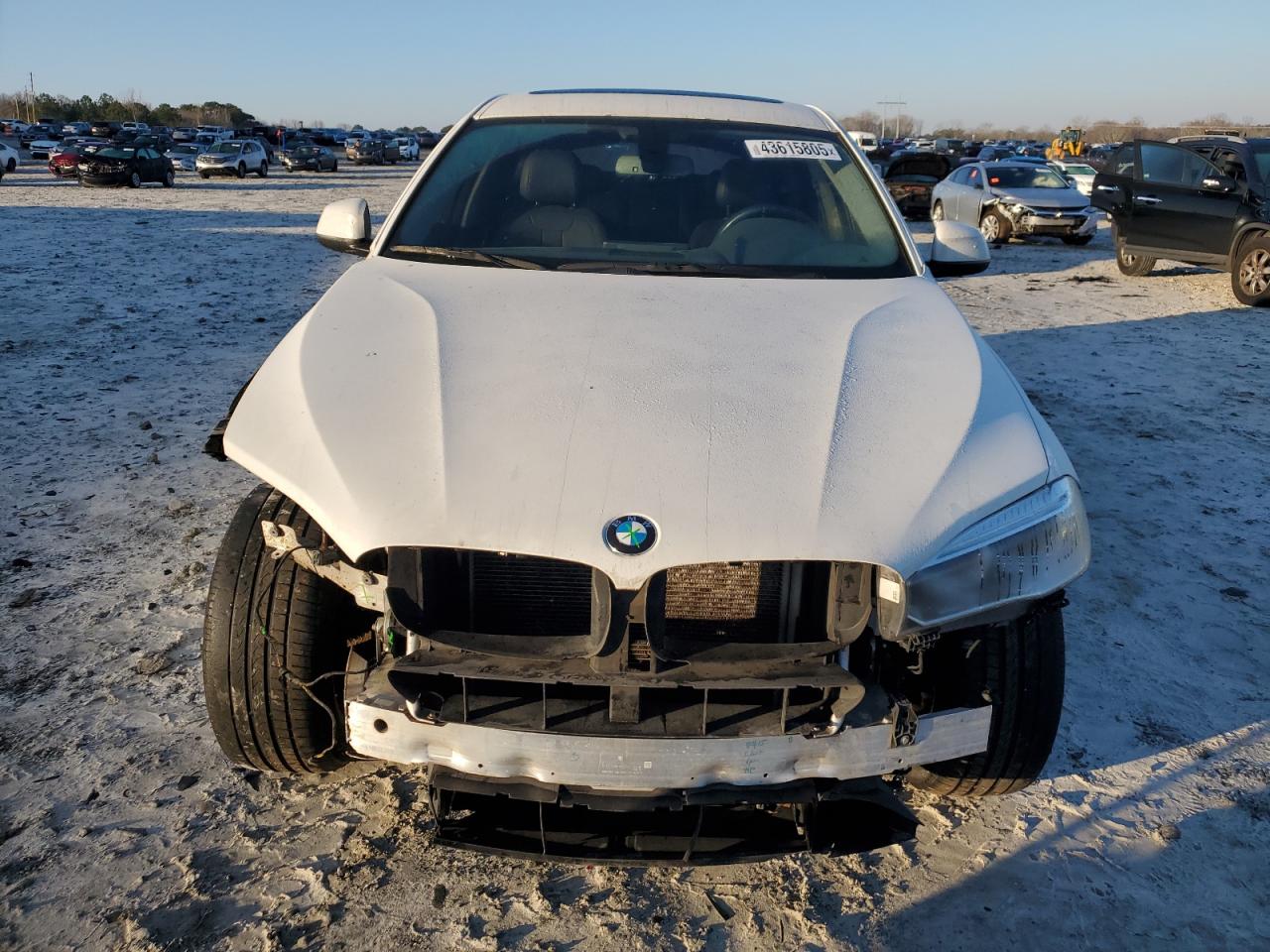 2016 BMW X6 VIN 5UXKU2C57G0N78461 Copart auction photo, front end / side damage thumbnail 5