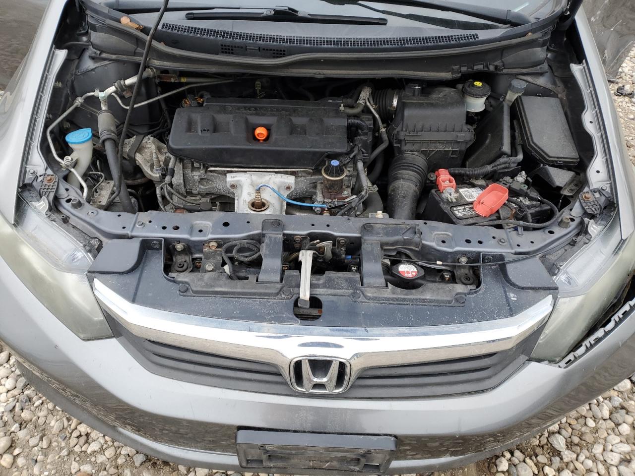 2012 Honda Civic VIN 19XFB2E56CE056489 Copart auction photo, all over damage thumbnail 13