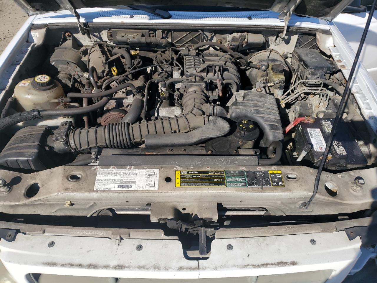 2003 Ford Ranger VIN 1FTYR10D63TA09600 Copart auction photo, front end / undercarriage damage thumbnail 11