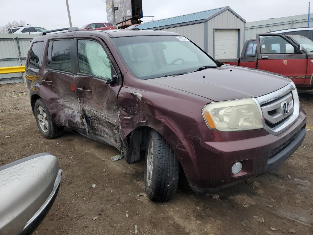 2011 Honda Pilot VIN 5FNYF4H60BB010100 Copart auction photo, side damage thumbnail 4