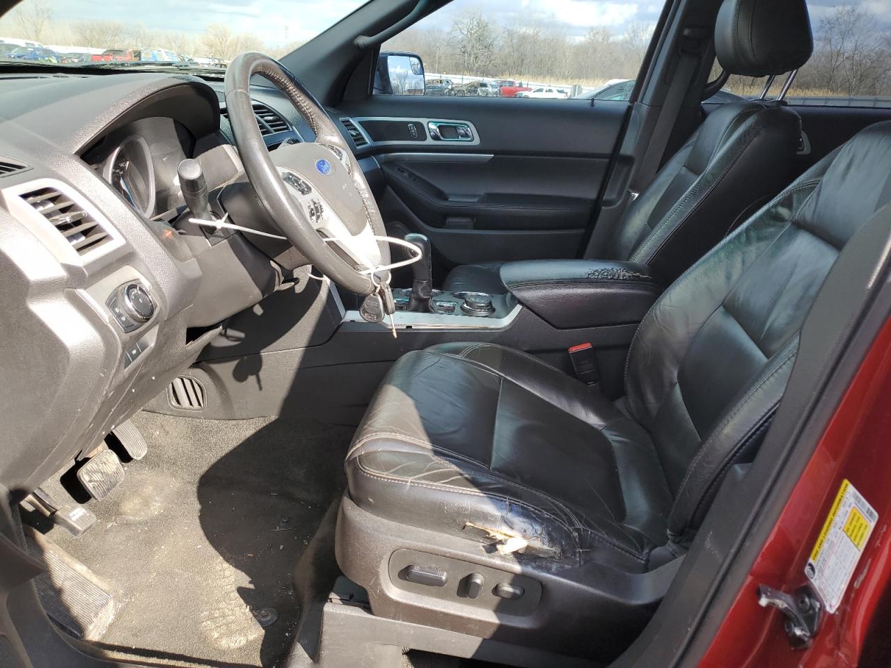2014 Ford Explorer VIN 1FM5K8D80EGA98486 Copart auction photo, side damage thumbnail 7