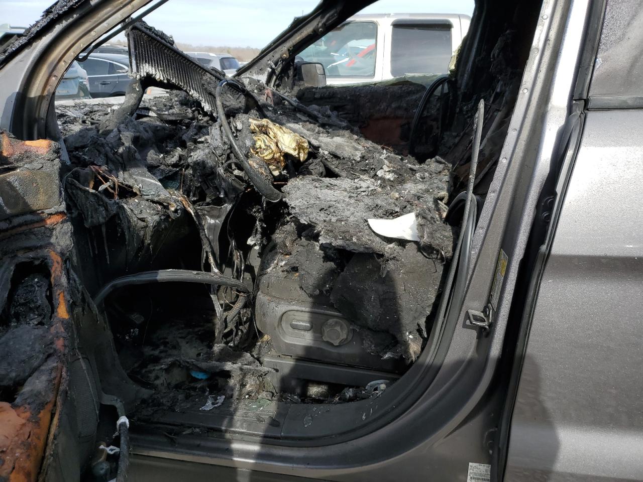 2014 Ford Explorer VIN 1FM5K7D84EGB19818 Copart auction photo, burn / replaced vin damage thumbnail 7