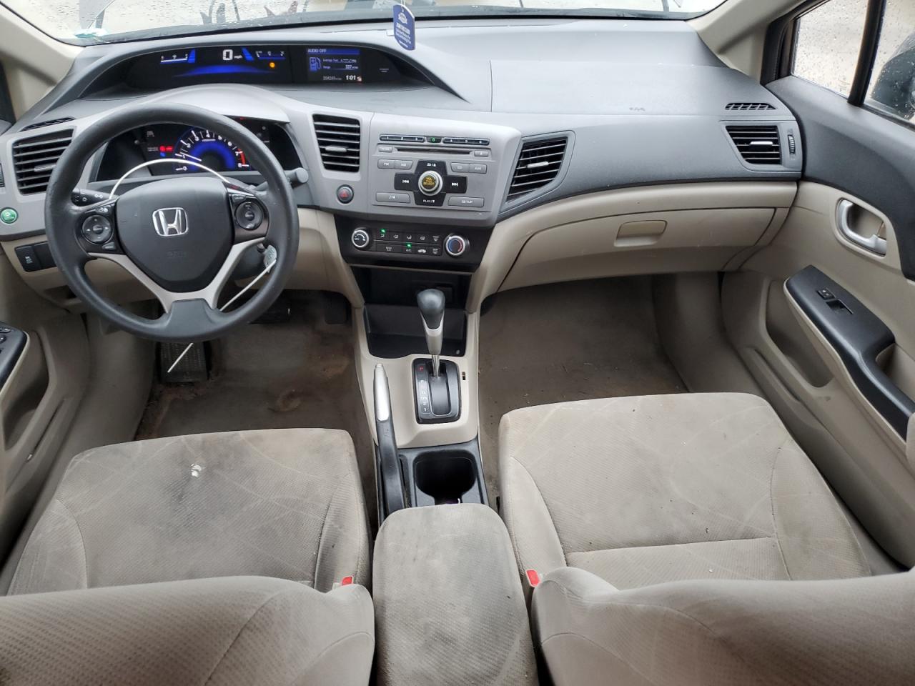2012 Honda Civic VIN 2HGFB2F56CH601112 Copart auction photo, rear end damage thumbnail 8