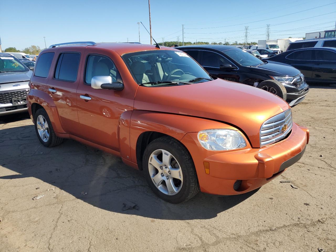 2007 Chevrolet HHR VIN 3GNDA23D27S528870 Copart auction photo, front end damage thumbnail 4