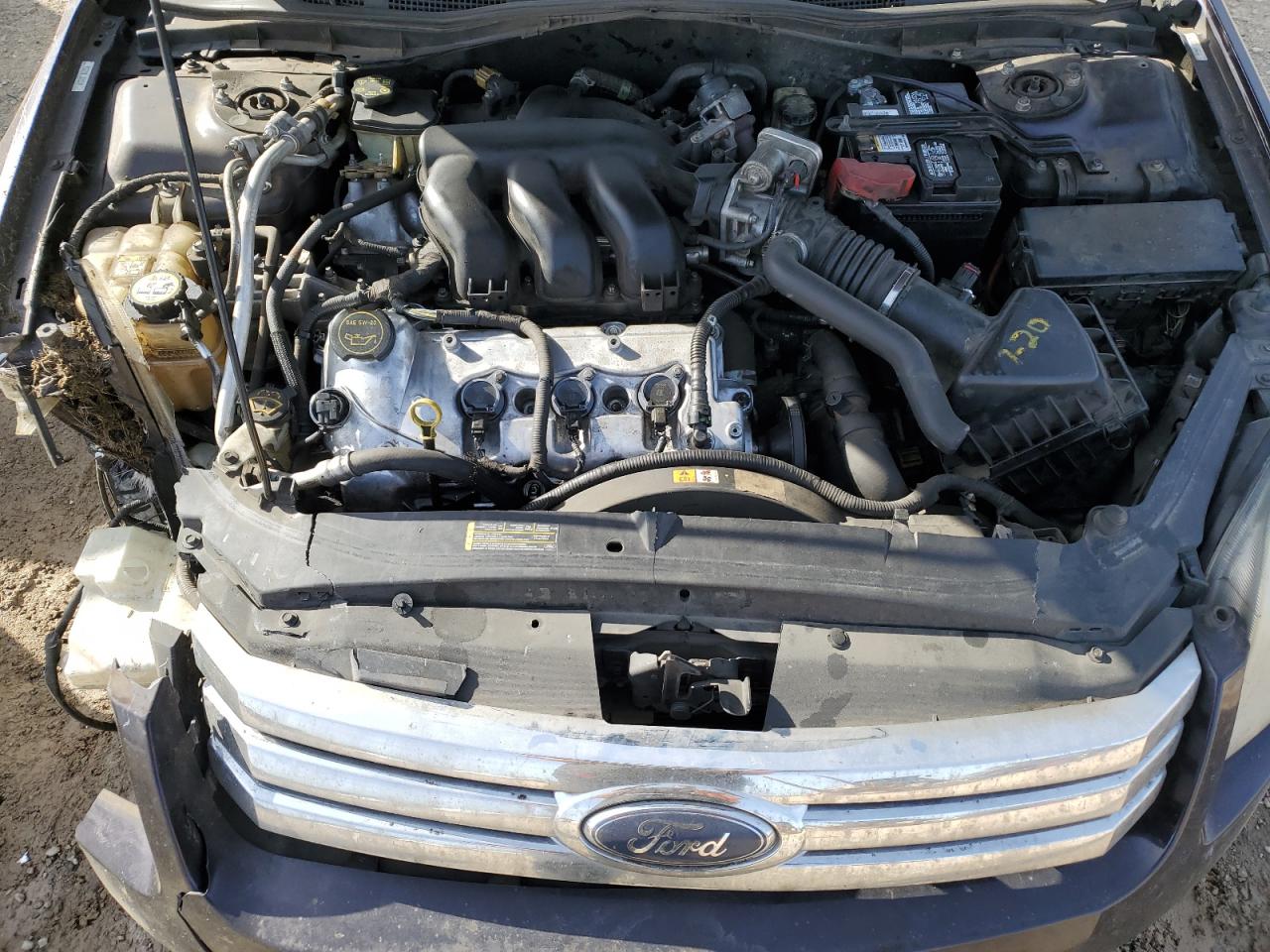 2007 Ford Fusion VIN 3FAHP081X7R257937 Copart auction photo, front end / rear end damage thumbnail 11