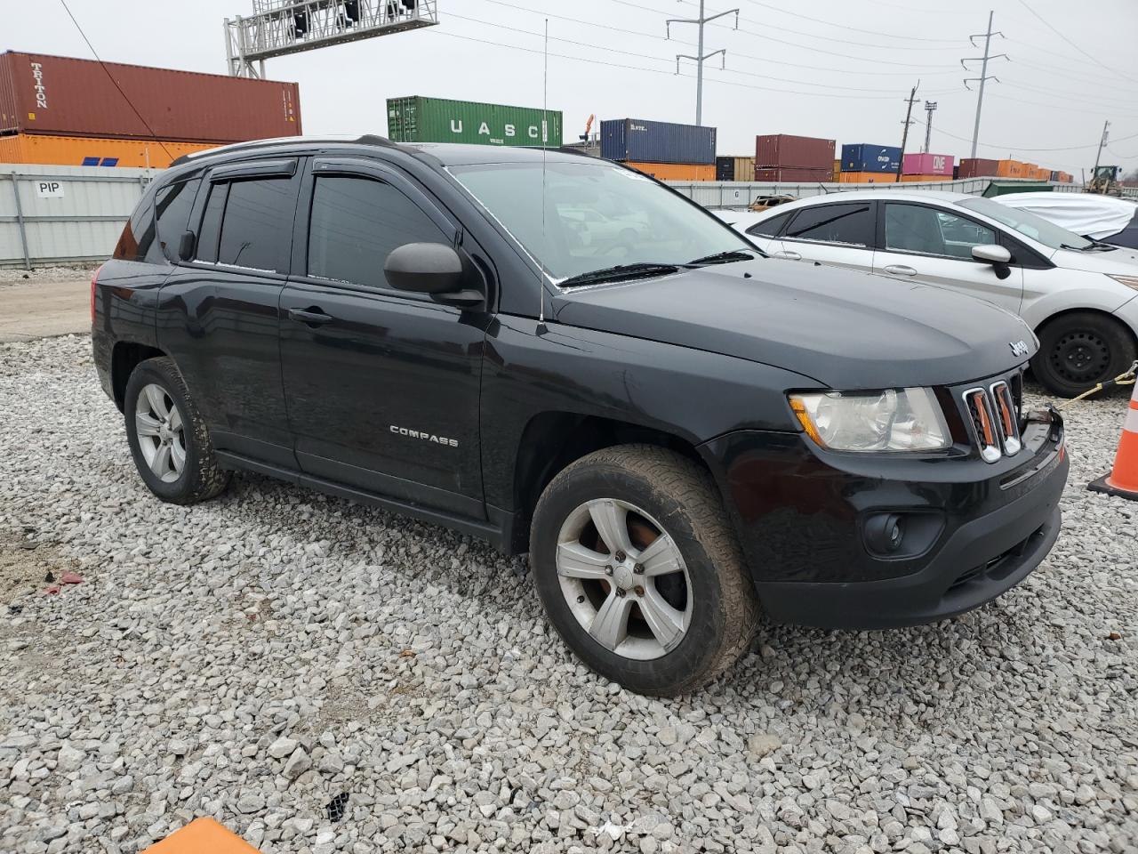 2012 Jeep Compass VIN 1C4NJCBA6CD530612 Copart auction photo, front end damage thumbnail 4