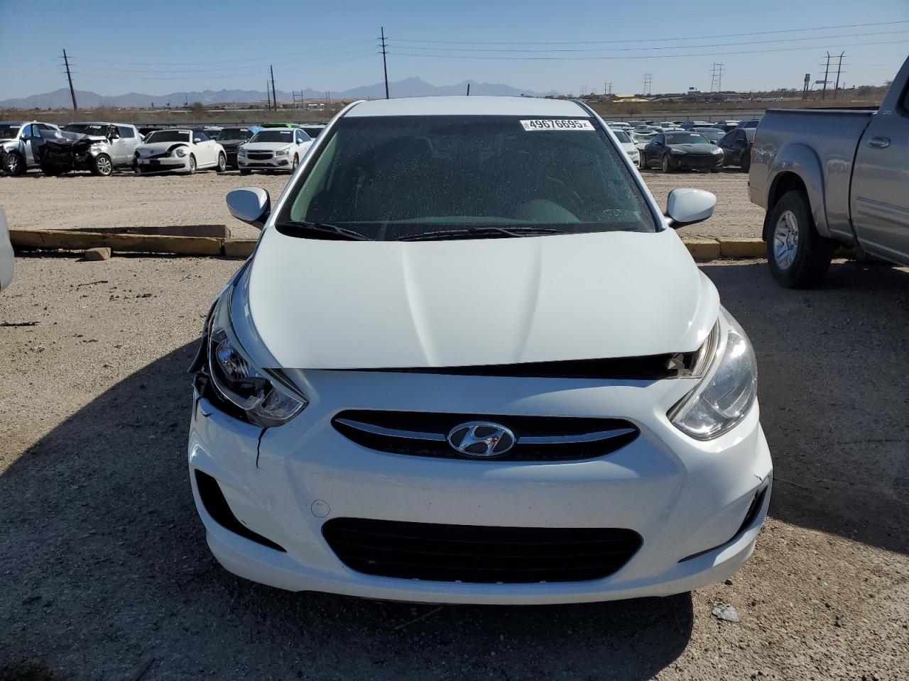2017 Hyundai Accent VIN KMHCT4AE8HU337845 Copart auction photo, front end damage thumbnail 5