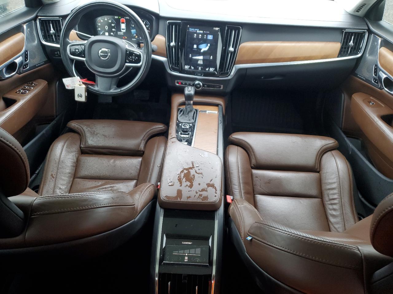 2018 Volvo S90 VIN LVY992ML6JP007713 Copart auction photo, front end / minor dent/scratches damage thumbnail 8