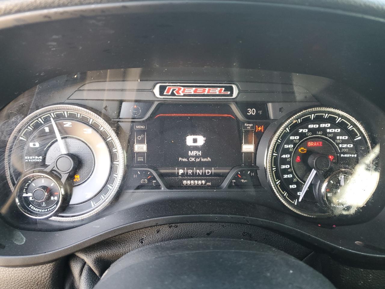 2020 RAM 1500 VIN 1C6SRFLT1LN168719 Copart auction photo, front end / side damage thumbnail 9