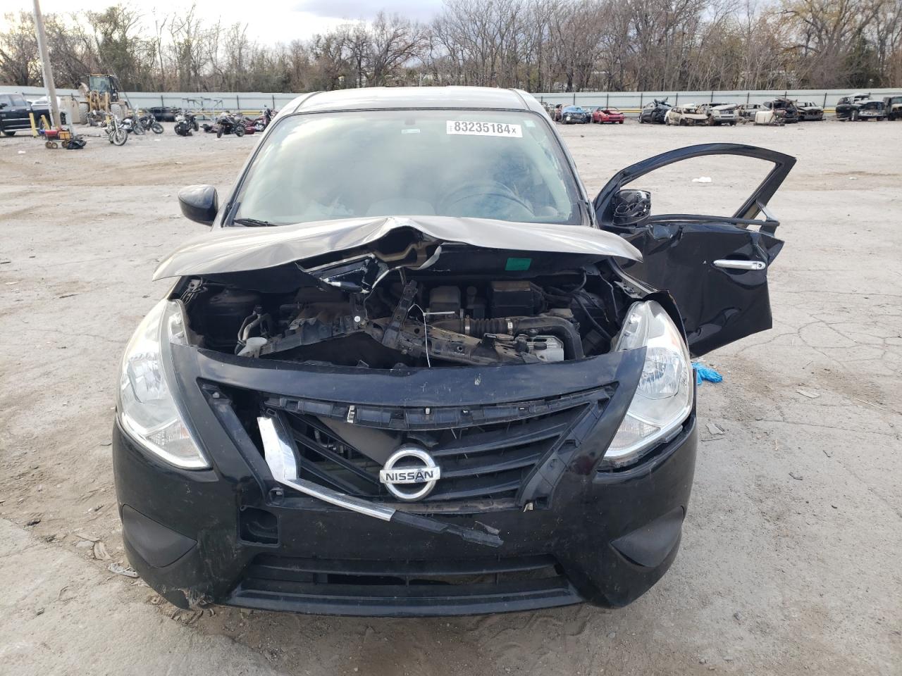 2019 Nissan Versa VIN 3N1CN7AP0KL836015 Copart auction photo, front end / side damage thumbnail 5